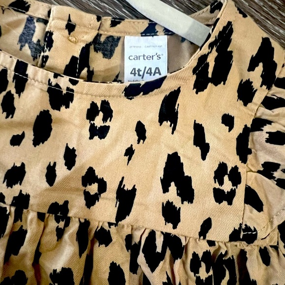 NWT - Carter’s - Baby Leopard Twill Dress - Picture 6 of 6